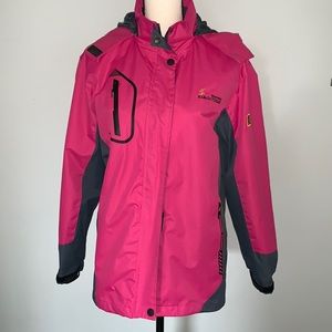 Wantdo Women’s Waterproof Ski Jacket with Hood Sz S